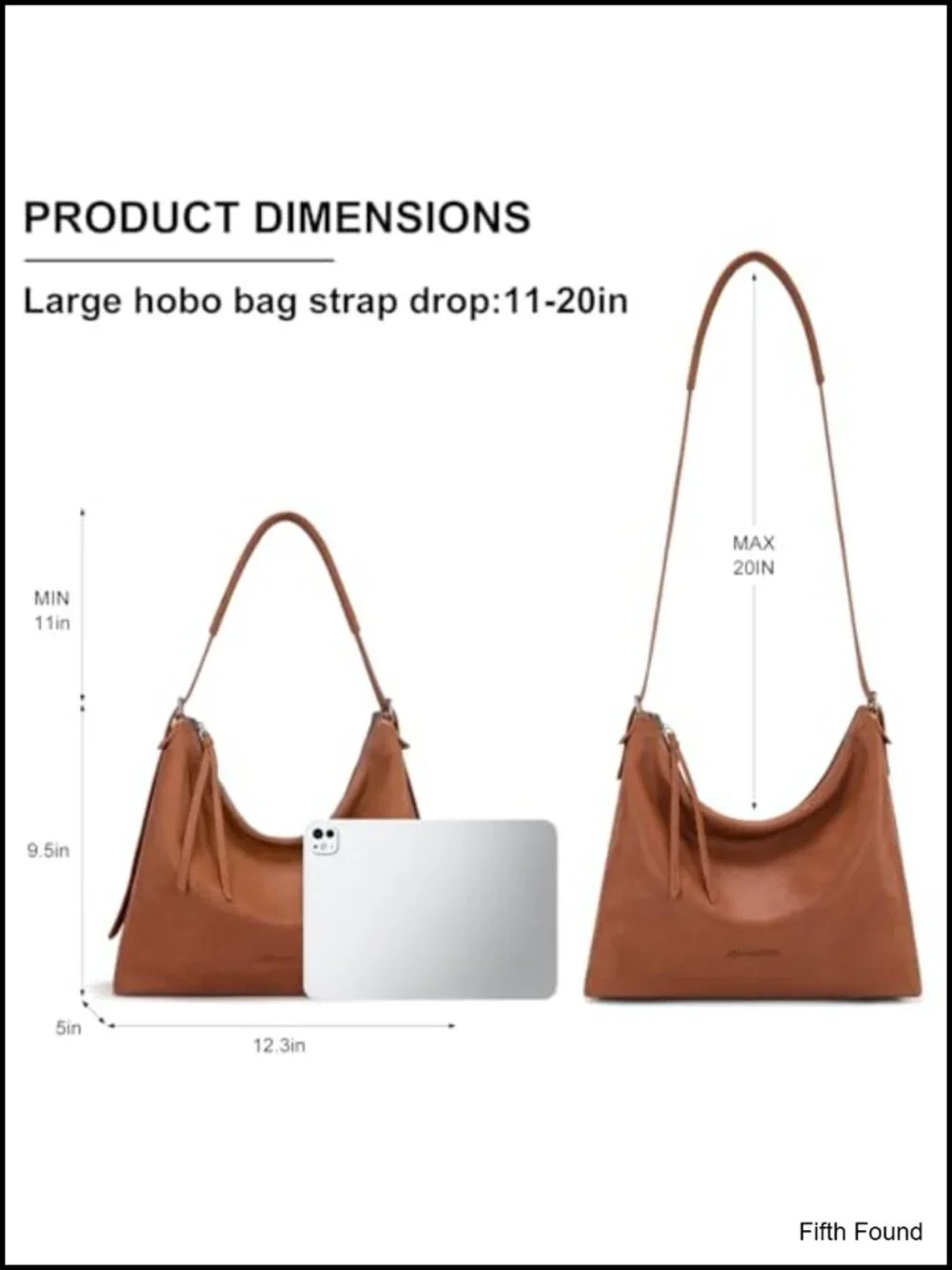 Ultra Soft PU Leather Hobo Bag Large Slouchy Shoulder Crossbody Purse Zip